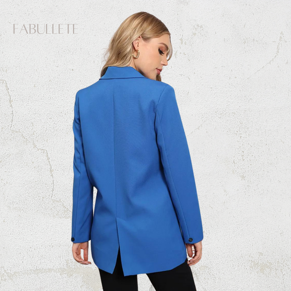 roupa de mulherroupa da modaModa femininamoda atualBlazer Trespassado Over Forradoblazer trespassadoblazer over forradoblazer forradoblazer femininoblazer da modablazer chiqueblazer basico chique