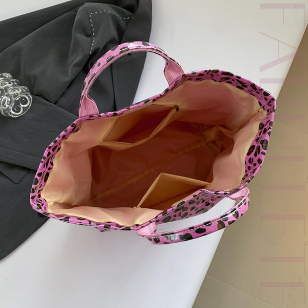 Bolsa Tote Bag Leopard Fabullete