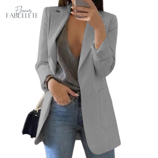 Tendência de moda femininaroupa de mulherroupa chiqueModa femininaBlazer Slim Forradoblazer slimblazer forradoblazer da modablazer chiqueblazer basico chique