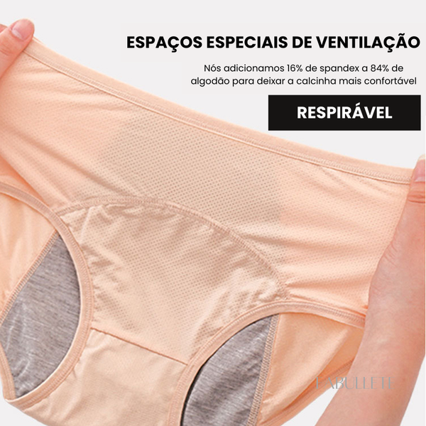 uso reutilizávelredução do desperdícioproteção durante o períodoconforto menstrualCalcinha Menstrual Absorvente Safe DayCalcinha Menstrual AbsorventeCalcinha Menstrualcalcinha absorventebem-estar femininoalternativa sustentávelabsorvente menstrual