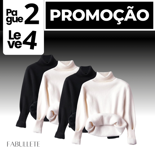 suéter femininoroupa em promoçãoroupa de mulherpulover lisopulover gola altapuloverModa femininamoda com estilomoda atualcacharrelblusa lisablusa gola altablusa feminina