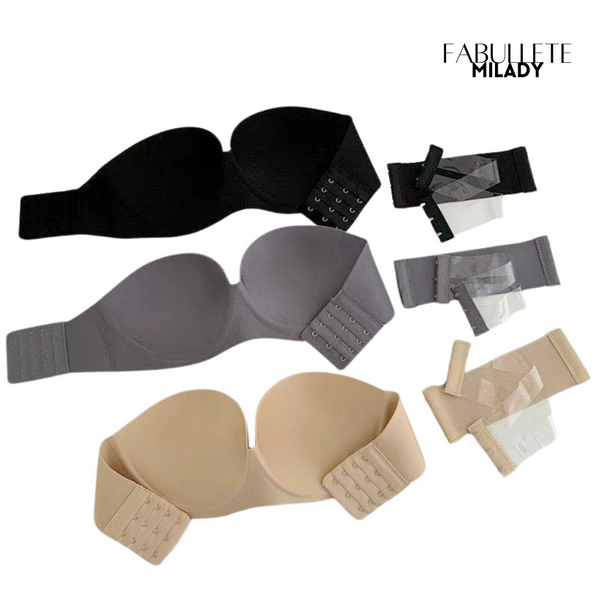 tomara que caiaSutiã Sem Alça e Sem CosturasSutiã Sem Alça com ExtensorSutiã sem alçasutiã com sustentaçãosutiãsutia tomara que caia com extensorsutia da modasutia confortavel tomara que caiasutia com extensorroupa de mulherMODA INTIMAlingerie