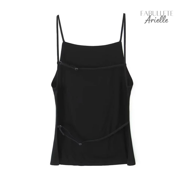 Blusa de Alça Fina Frente Única Arielle