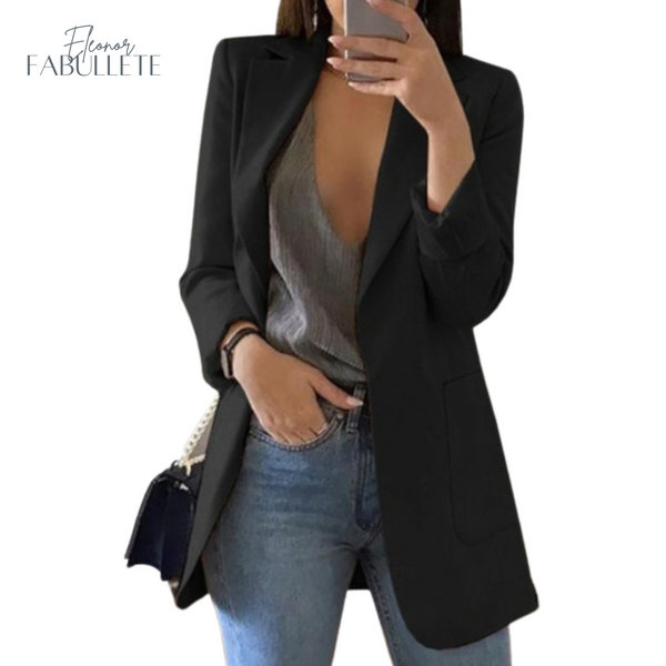 Tendência de moda femininaroupa de mulherroupa chiqueModa femininaBlazer Slim Forradoblazer slimblazer forradoblazer da modablazer chiqueblazer basico chique