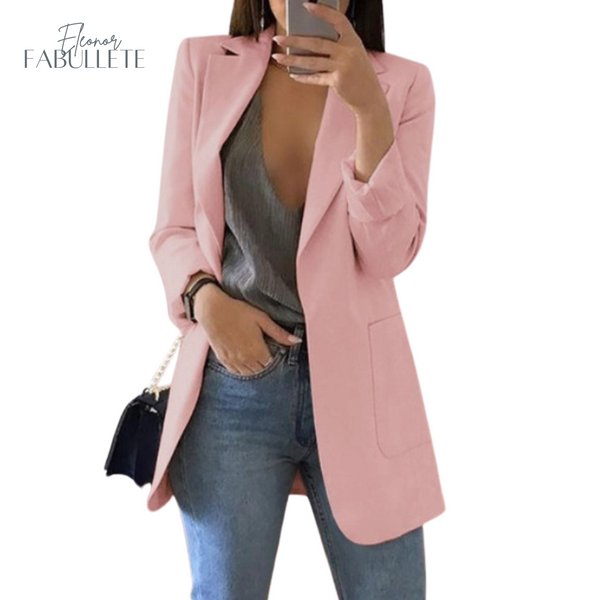 Tendência de moda femininaroupa de mulherroupa chiqueModa femininaBlazer Slim Forradoblazer slimblazer forradoblazer da modablazer chiqueblazer basico chique