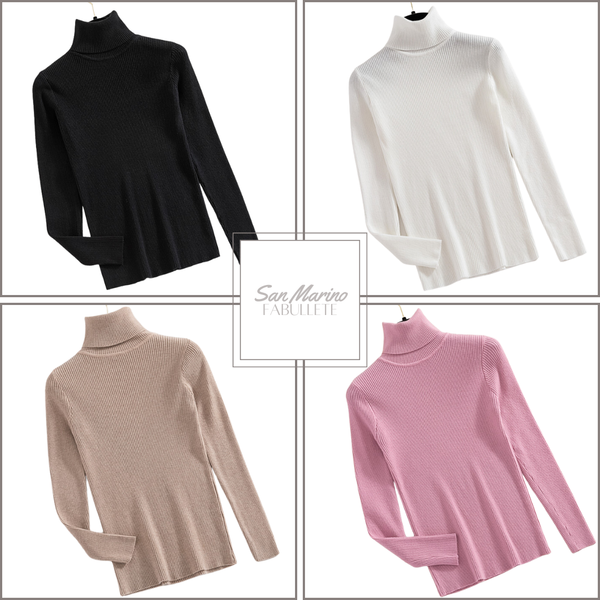 suéter femininoroupa em promoçãoroupa de mulherpulover lisopulover gola altapuloverModa femininamoda com estilomoda atualcacharrelblusa lisablusa gola altablusa feminina