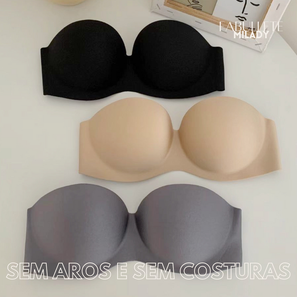 tomara que caiaSutiã Sem Alça e Sem CosturasSutiã Sem Alça com ExtensorSutiã sem alçasutiã com sustentaçãosutiãsutia tomara que caia com extensorsutia da modasutia confortavel tomara que caiasutia com extensorroupa de mulherMODA INTIMAlingerie