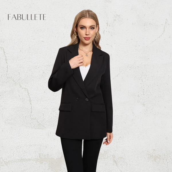 roupa de mulherroupa da modaModa femininamoda atualBlazer Trespassado Over Forradoblazer trespassadoblazer over forradoblazer forradoblazer femininoblazer da modablazer chiqueblazer basico chique