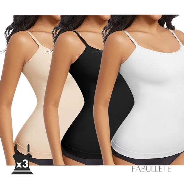 Regata Modeladora Sem Costuras Cami Shaper - Compre 1 Leve 3