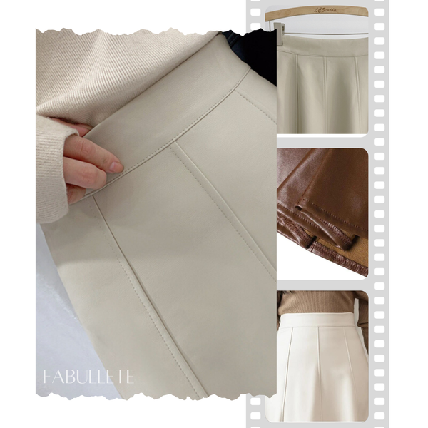 saia retro longasaia retrosaia longasaia de crenteSaia de Couro Retrô Longasaia de couro longaSaia de courosaia da modaroupa de mulherroupa de crenteroupa da modaModa femininamoda em couro