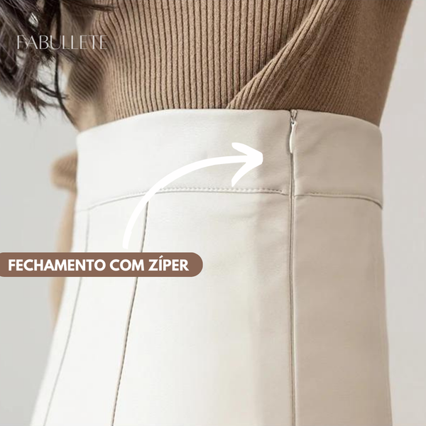 saia retro longasaia retrosaia longasaia de crenteSaia de Couro Retrô Longasaia de couro longaSaia de courosaia da modaroupa de mulherroupa de crenteroupa da modaModa femininamoda em couro