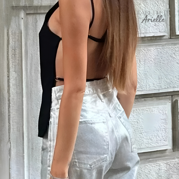 Blusa de Alça Fina Frente Única Arielle