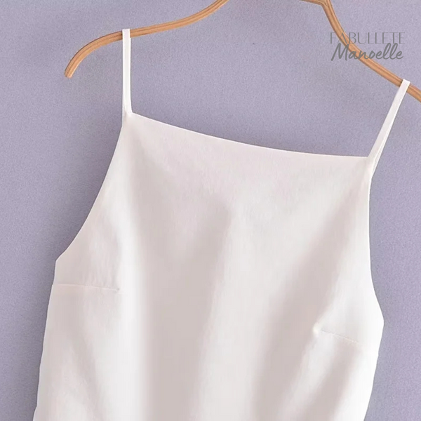 Blusa de Alça Fina Frente Única Manoelle