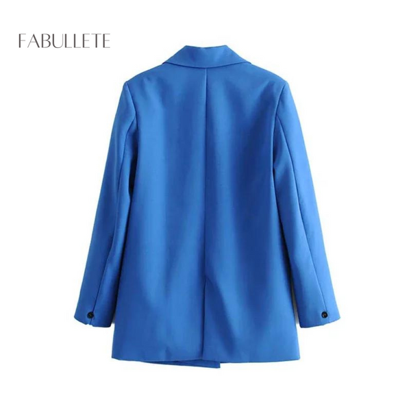 roupa de mulherroupa da modaModa femininamoda atualBlazer Trespassado Over Forradoblazer trespassadoblazer over forradoblazer forradoblazer femininoblazer da modablazer chiqueblazer basico chique