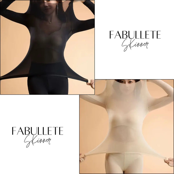 Conjunto de Roupa Térmica Feminina Sem Costuras Skinner