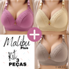 Sutiã Reforçado Sem Aro Malibu Plus - Kit 3 Peças
