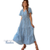 Vestido Soltovestido longoVestido Floral Solto Cintura AltaVestido FloralVestido Cintura AltavestidoTendência de moda femininaModa femininaModaVestido Floral Design Elegante