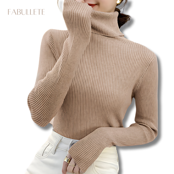 suéter femininoroupa em promoçãoroupa de mulherpulover lisopulover gola altapuloverModa femininamoda com estilomoda atualcacharrelblusa lisablusa gola altablusa feminina