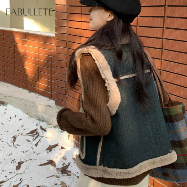 roupa de invernoroupa da modaMODA INVERNOcolete peluciadocolete feminino peluciadocolete femininocolete da modacoletecolete quentecolete com botão na frentecolete de botãocolete de botão frontal