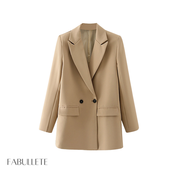 roupa de mulherroupa da modaModa femininamoda atualBlazer Trespassado Over Forradoblazer trespassadoblazer over forradoblazer forradoblazer femininoblazer da modablazer chiqueblazer basico chique