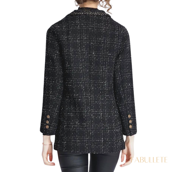 tweed femininopaletó femininoMODA INVERNOcasaco femininoblazer forradoblazer femininoBlazer de Tweed Forradoblazer de tweedblazer da modaModa feminina