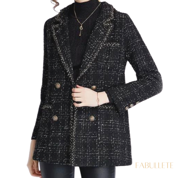 tweed femininopaletó femininoMODA INVERNOcasaco femininoblazer forradoblazer femininoBlazer de Tweed Forradoblazer de tweedblazer da modaModa feminina