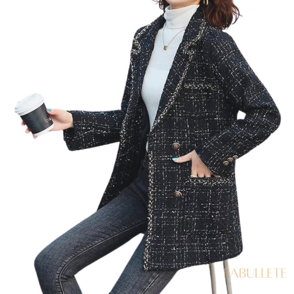 tweed femininopaletó femininoMODA INVERNOcasaco femininoblazer forradoblazer femininoBlazer de Tweed Forradoblazer de tweedblazer da modaModa feminina