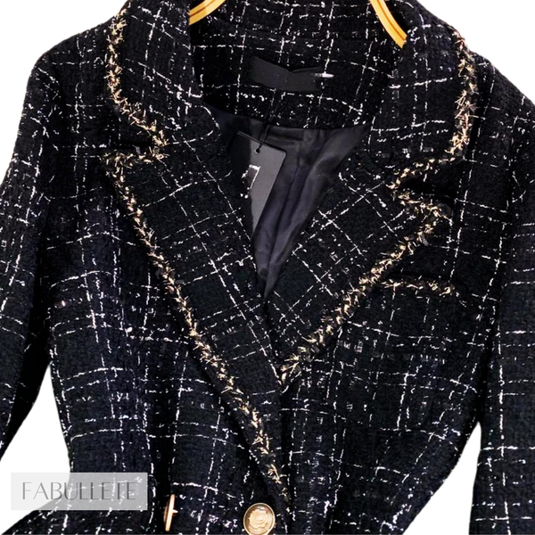 tweed femininopaletó femininoMODA INVERNOcasaco femininoblazer forradoblazer femininoBlazer de Tweed Forradoblazer de tweedblazer da modaModa feminina