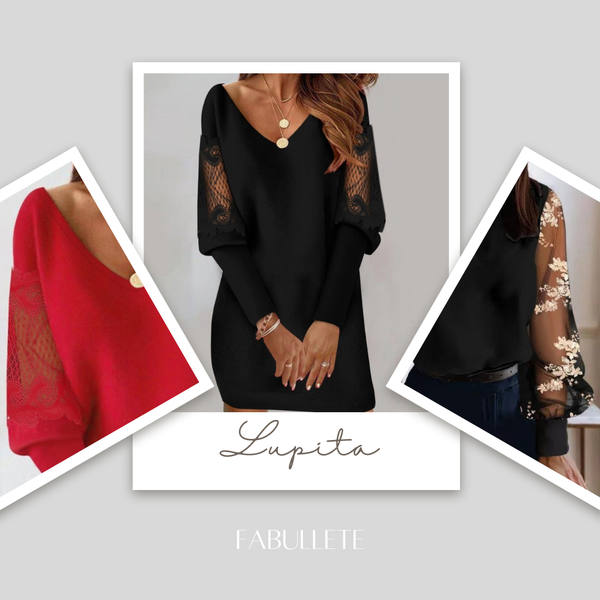 vestido renda retovestido mangasvestido leveVestido de Renda Reto com Mangasvestido de renda mangasvestido de rendaVestido confortavélroupa de mulherroupa confortávelModa femininavestido