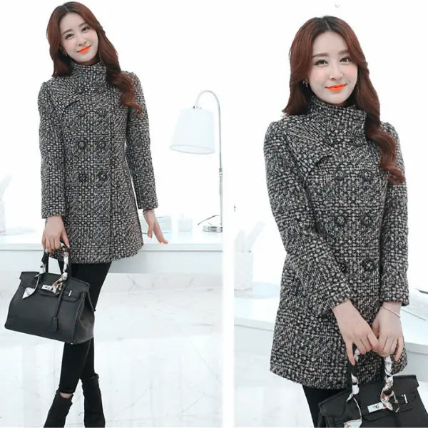 xadrezcasaco feminino de lãcasaco femininocasaco de laCASACOcasaco quentecasaco de lãcasaco de lã xadrezModa femininaMODA INVERNO