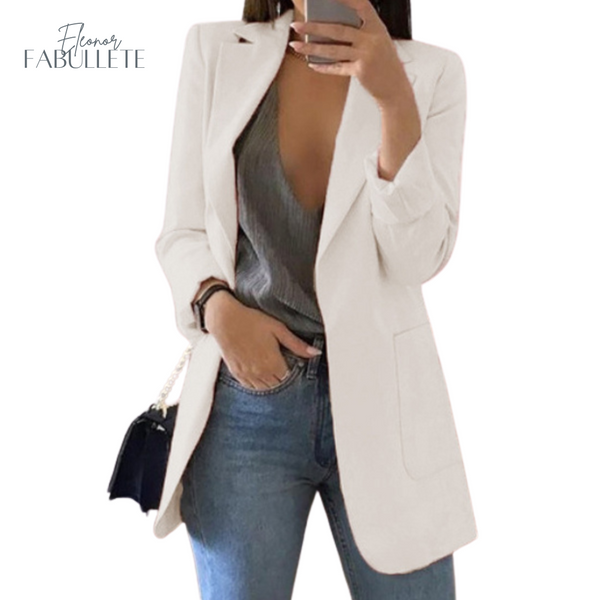 Tendência de moda femininaroupa de mulherroupa chiqueModa femininaBlazer Slim Forradoblazer slimblazer forradoblazer da modablazer chiqueblazer basico chique