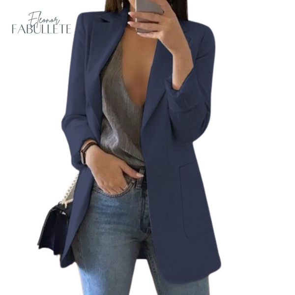 Tendência de moda femininaroupa de mulherroupa chiqueModa femininaBlazer Slim Forradoblazer slimblazer forradoblazer da modablazer chiqueblazer basico chique