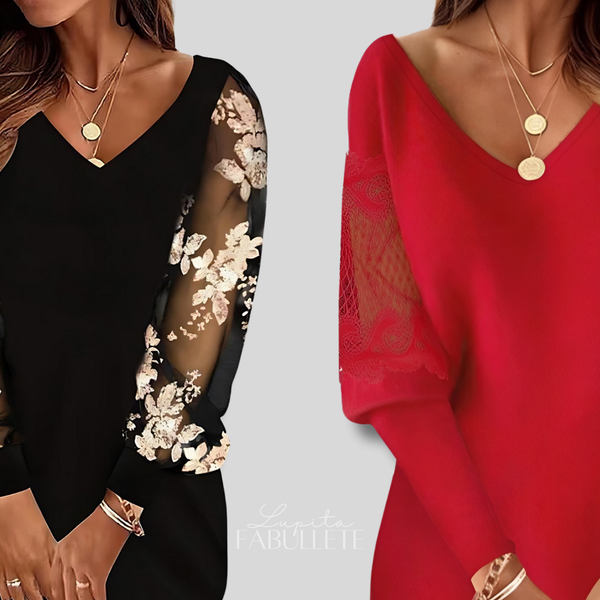 vestido renda retovestido mangasvestido leveVestido de Renda Reto com Mangasvestido de renda mangasvestido de rendaVestido confortavélroupa de mulherroupa confortávelModa femininavestido