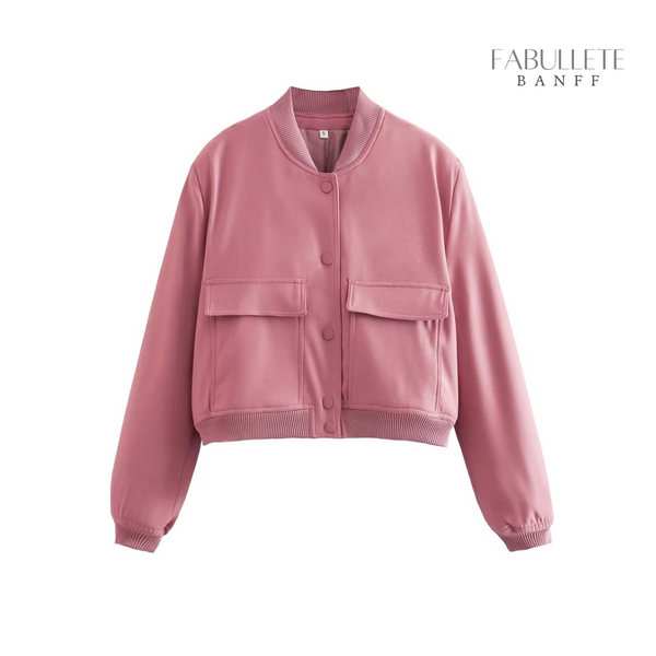 roupa de mulherroupa de invernojaqueta quentejaqueta na modajaqueta femininajaqueta estilosajaqueta da modajaqueta curtajaqueta combina com tudoJaqueta Bomber Femininajaqueta bombercasaco quentebomber feminina