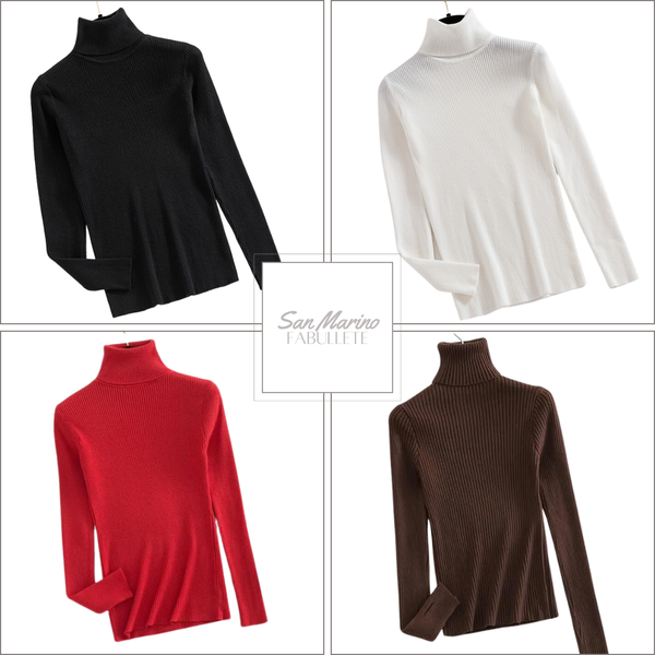 suéter femininoroupa em promoçãoroupa de mulherpulover lisopulover gola altapuloverModa femininamoda com estilomoda atualcacharrelblusa lisablusa gola altablusa feminina