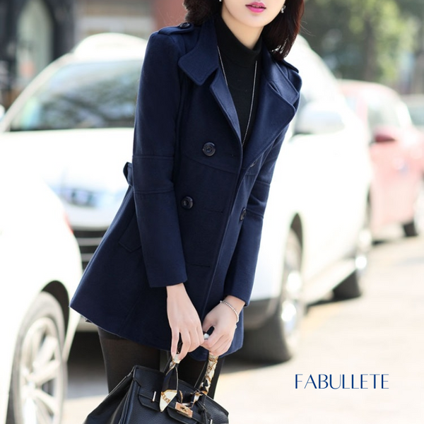 casaco feminino de lãcasaco femininocasaco de lã trespassadocasaco de lacasaco quenteCASACOcasaco chiquecasaco da modacasaco trespassadoModa femininaMODA INVERNO