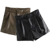 Short feminino couroModa versátilEstilo casual sofisticadoElegância em couroDurabilidade de couroConforto luxuosoModa femininaShort Couroshort em couroshort