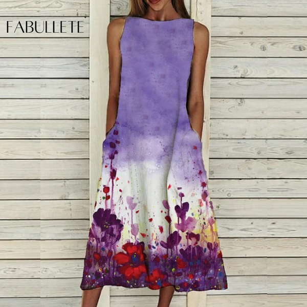 vestido leve sem mangasVestido Leve Estampado Sem Mangasvestido leve estampadovestido levevestido estampado sem mangasvestido estampadovestidoModa feminina casualEstampa vibrantevestido da moda