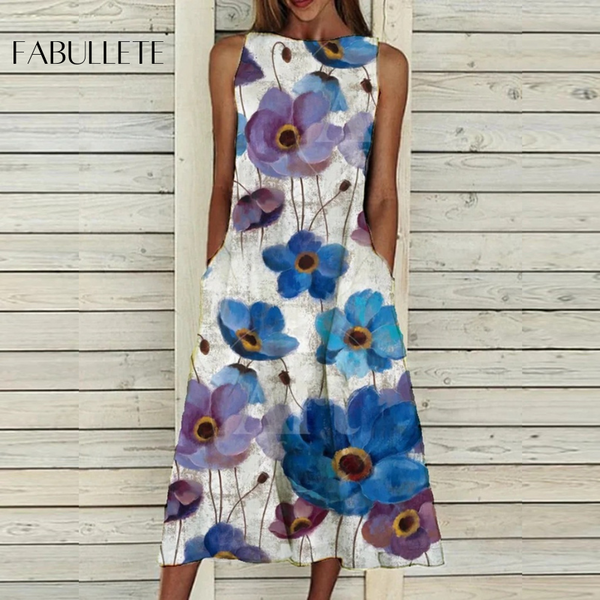 vestido leve sem mangasVestido Leve Estampado Sem Mangasvestido leve estampadovestido levevestido estampado sem mangasvestido estampadovestidoModa feminina casualEstampa vibrantevestido da moda