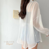 Roupa para ocasiões especiaisModa versátilestilo sofisticadoElegância femininaChiffon de qualidadeCamisa sobretudoCamisa Feminina Estilo Sobretudo em Chiffoncamisa estilo sobretudocamisa em chifoncamisa em chiffonCamisa chiffon