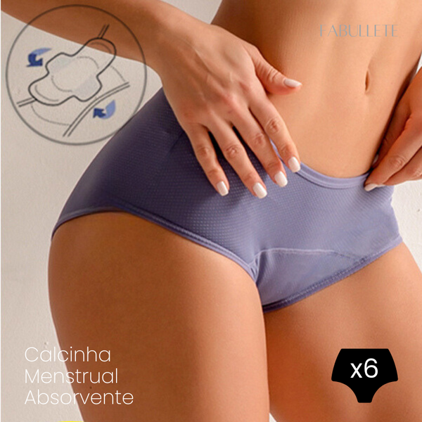 uso reutilizávelredução do desperdícioproteção durante o períodoconforto menstrualCalcinha Menstrual Absorvente Safe DayCalcinha Menstrual AbsorventeCalcinha Menstrualcalcinha absorventebem-estar femininoalternativa sustentávelabsorvente menstrual