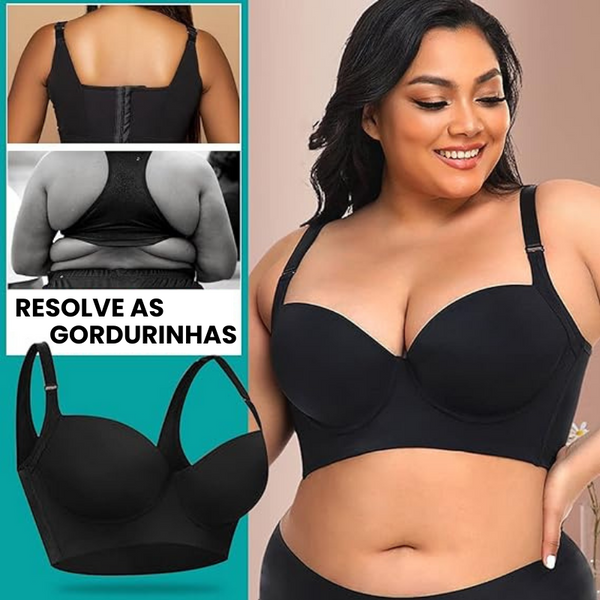 Tamanhos de bojo variadossutiã reforçadosutiã pra peito grandesutiã para peito caídoSutiã Modelador Push Plussutiã modeladorsutiã grandeRealce de belezamoda íntimalingerieConforto extraAlta sustentaçãoAjuste personalizado