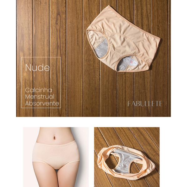 uso reutilizávelredução do desperdícioproteção durante o períodoconforto menstrualCalcinha Menstrual Absorvente Safe DayCalcinha Menstrual AbsorventeCalcinha Menstrualcalcinha absorventebem-estar femininoalternativa sustentávelabsorvente menstrual