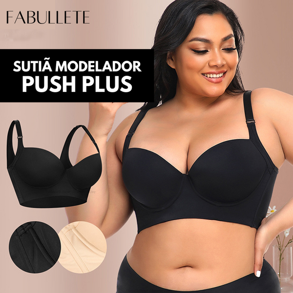 Tamanhos de bojo variadossutiã reforçadosutiã pra peito grandesutiã para peito caídoSutiã Modelador Push Plussutiã modeladorsutiã grandeRealce de belezamoda íntimalingerieConforto extraAlta sustentaçãoAjuste personalizado