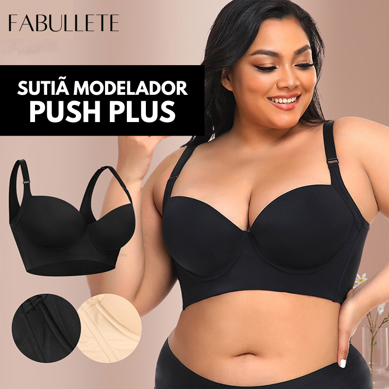 Tamanhos de bojo variados
sutiã reforçado
sutiã pra peito grande
sutiã para peito caído
Sutiã Modelador Push Plus
sutiã modelador
sutiã grande
Realce de beleza
moda íntima
lingerie
Conforto extra
Alta sustentação
Ajuste personalizado