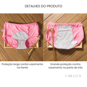 uso reutilizável
redução do desperdício
proteção durante o período
conforto menstrual
Calcinha Menstrual Absorvente Safe Day
Calcinha Menstrual Absorvente
Calcinha Menstrual
calcinha absorvente
bem-estar feminino
alternativa sustentável
absorvente menstrual