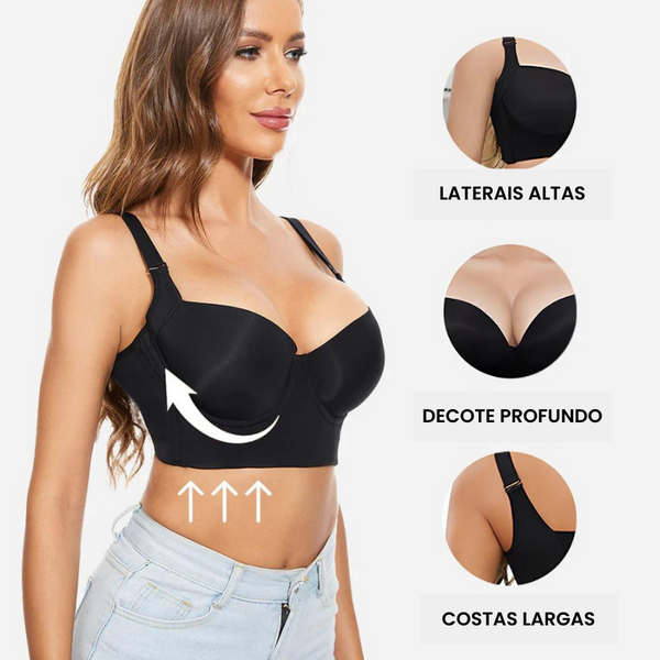 Tamanhos de bojo variadossutiã reforçadosutiã pra peito grandesutiã para peito caídoSutiã Modelador Push Plussutiã modeladorsutiã grandeRealce de belezamoda íntimalingerieConforto extraAlta sustentaçãoAjuste personalizado