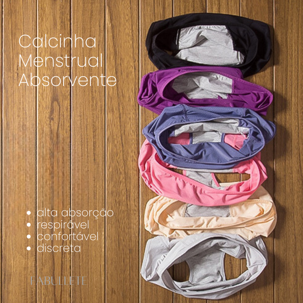 uso reutilizávelredução do desperdícioproteção durante o períodoconforto menstrualCalcinha Menstrual Absorvente Safe DayCalcinha Menstrual AbsorventeCalcinha Menstrualcalcinha absorventebem-estar femininoalternativa sustentávelabsorvente menstrual