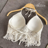 Roupa de mulherroupa de crochemoda verãoModa femininacropet crocheblusa frente unica crochetblusa frente unicablusa femininablusa de crocheBlusa Crochet Frente Únicablusa crochet