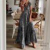 Vestido Vintage Estampadovestido vintageVestido Retrôvestido estampado sem mangasvestido estampadoModa femininavestidovestido da modaVestido confortavélvestido longovestido feminino